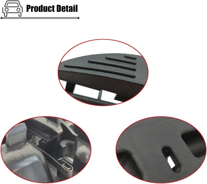 LXROAR01 Center Console Jump Seat Lid Latch Compatible with Chevy Silverado 1500 2500 3500 Suburban Tahoe GMC Sierra Yukon, Console Lid Latch for 11098014 812443 812444 - Image 5
